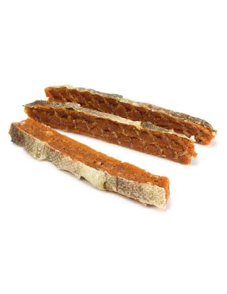 Barritas de salmón con piel