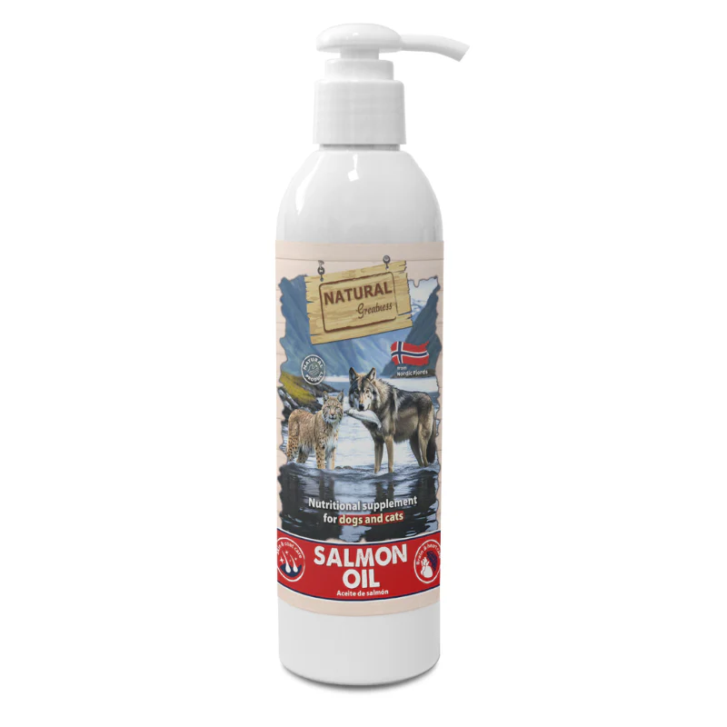 Aceite De Salmon Natural Greatness Perros Y Gatos